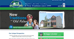 Desktop Screenshot of new-traditionhomes.com